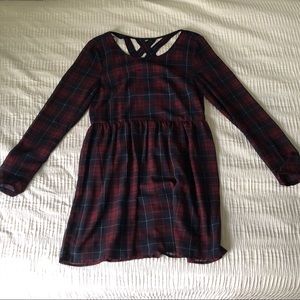 Plaid Mini Dress